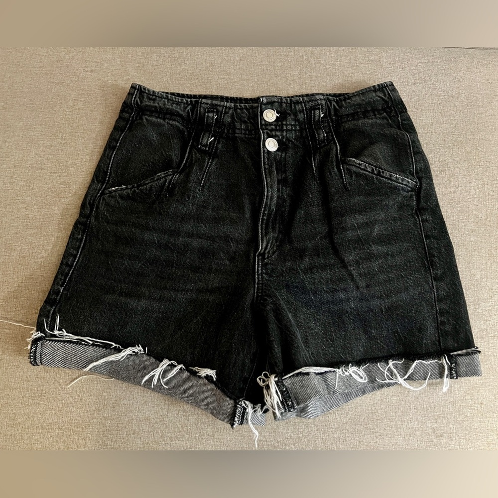 DYNDNM high waist denim shorts